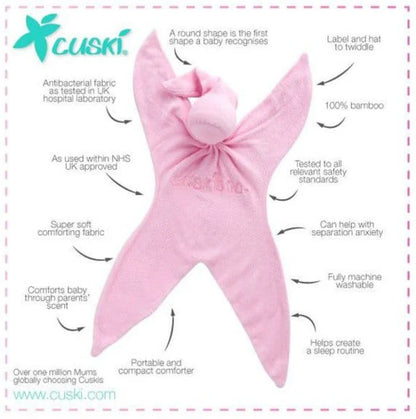 Cuski - Baby Comforter Pink-ee-Boo (Bamboo)