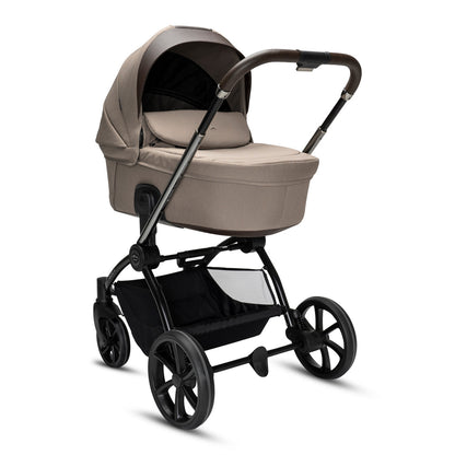 Noordi Sole V3 - 3in1 Travel System with ThermoCot Carrycot + Travel Carrier i-Size Car Seat, Artic Mink