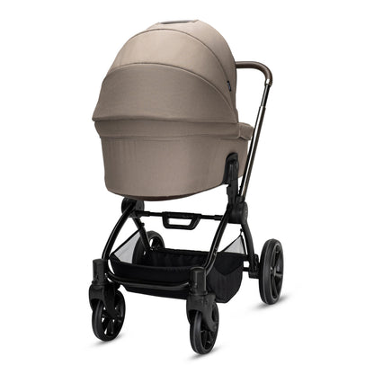 Noordi Sole V3 - 3in1 Travel System with ThermoCot Carrycot + Terra i-Size Car Seat, Arctic Mink