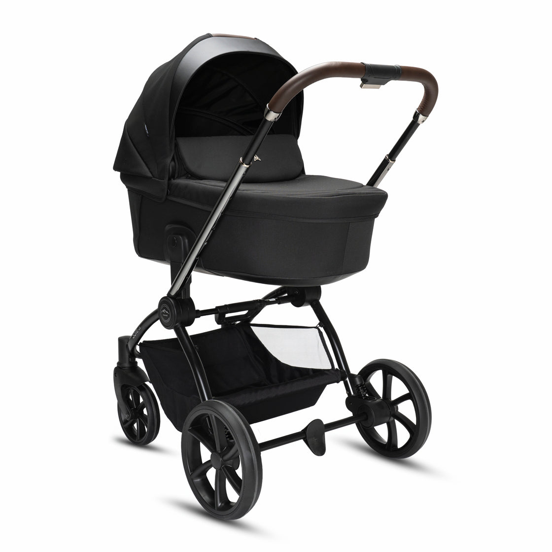 Noordi Sole V3 - 3in1 Travel System with ThermoCot Carrycot + Travel Carrier i-Size Car Seat, Slate Black