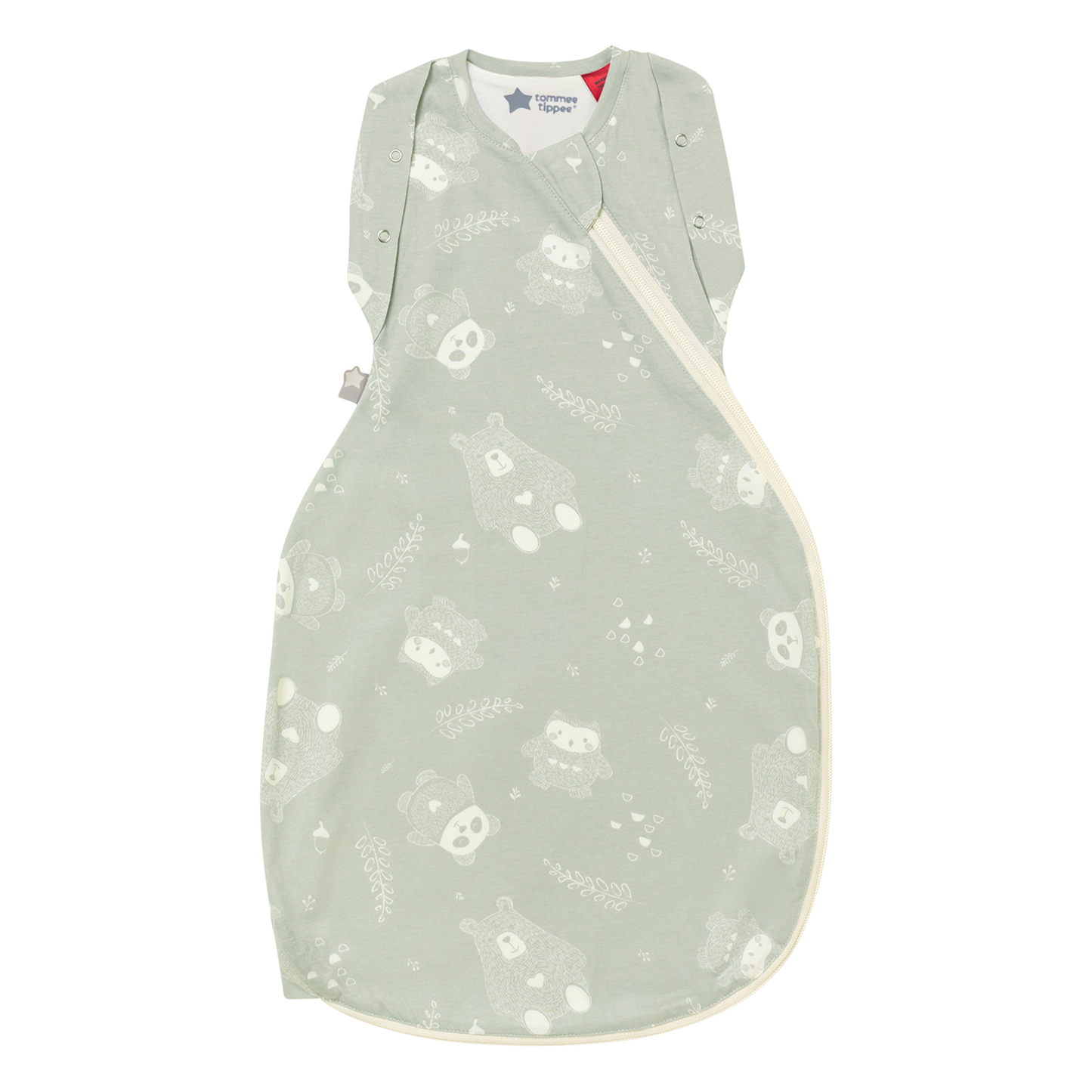 Tommee Tippee - Organic All Year Grobag Cocoon Swaddle Sleeping Bag - Woodlands 1.0 TOG