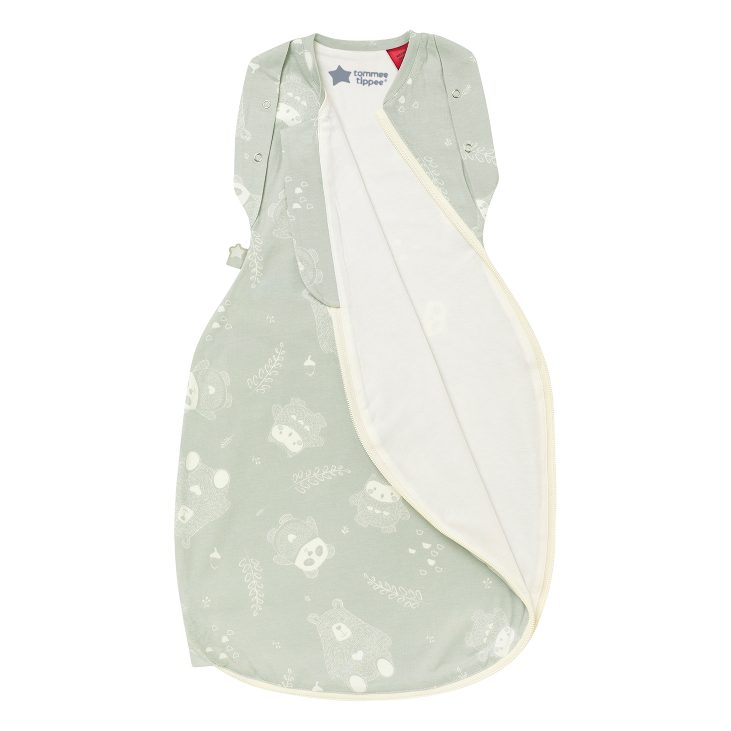 Tommee Tippee - Organic All Year Grobag Cocoon Swaddle Sleeping Bag - Woodlands 1.0 TOG