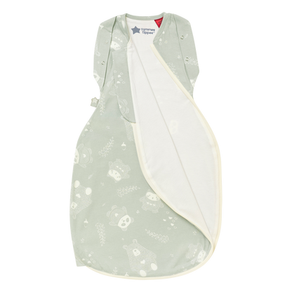 Tommee Tippee - Organic All Year Grobag Cocoon Swaddle Sleeping Bag - Woodlands 1.0 TOG