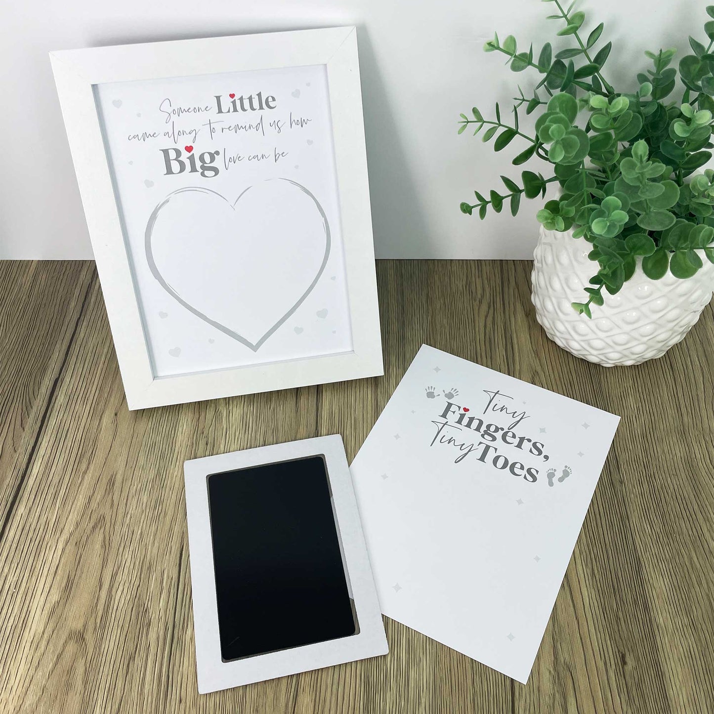 Baby Hand or Foot Print Framed Ink Keepsake Kit - 2 Designs