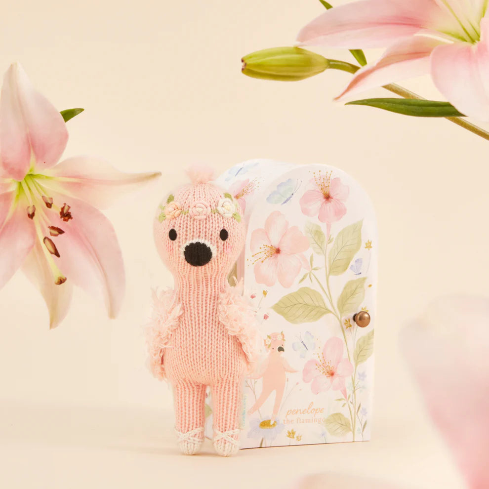 cuddle+kind - Tiny Collection in a Box - Penelope the Flamingo
