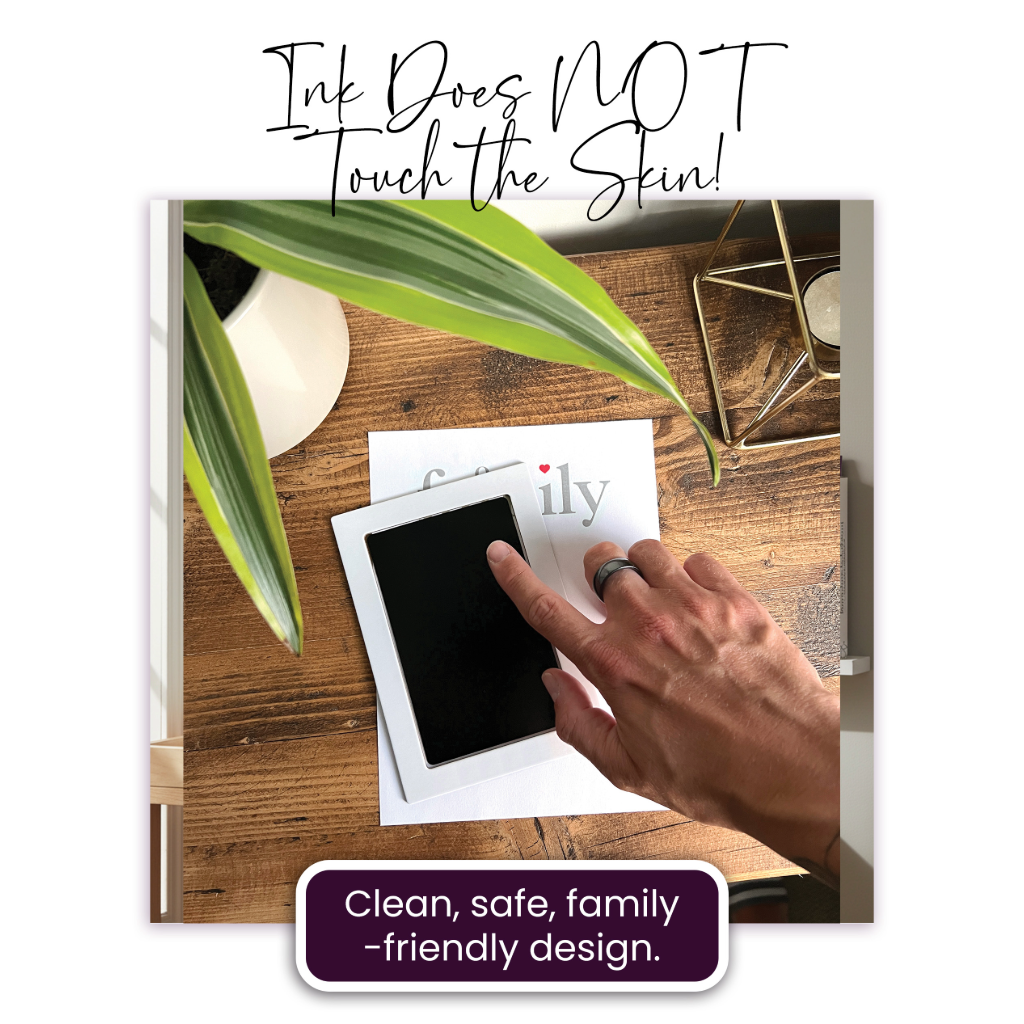 Baby Hand or Foot Print Framed Ink Keepsake Kit - 2 Designs