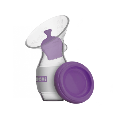 MOCHi - Manual Breast Pump – Leakproof with Lid, Milk Stopper & Feeder