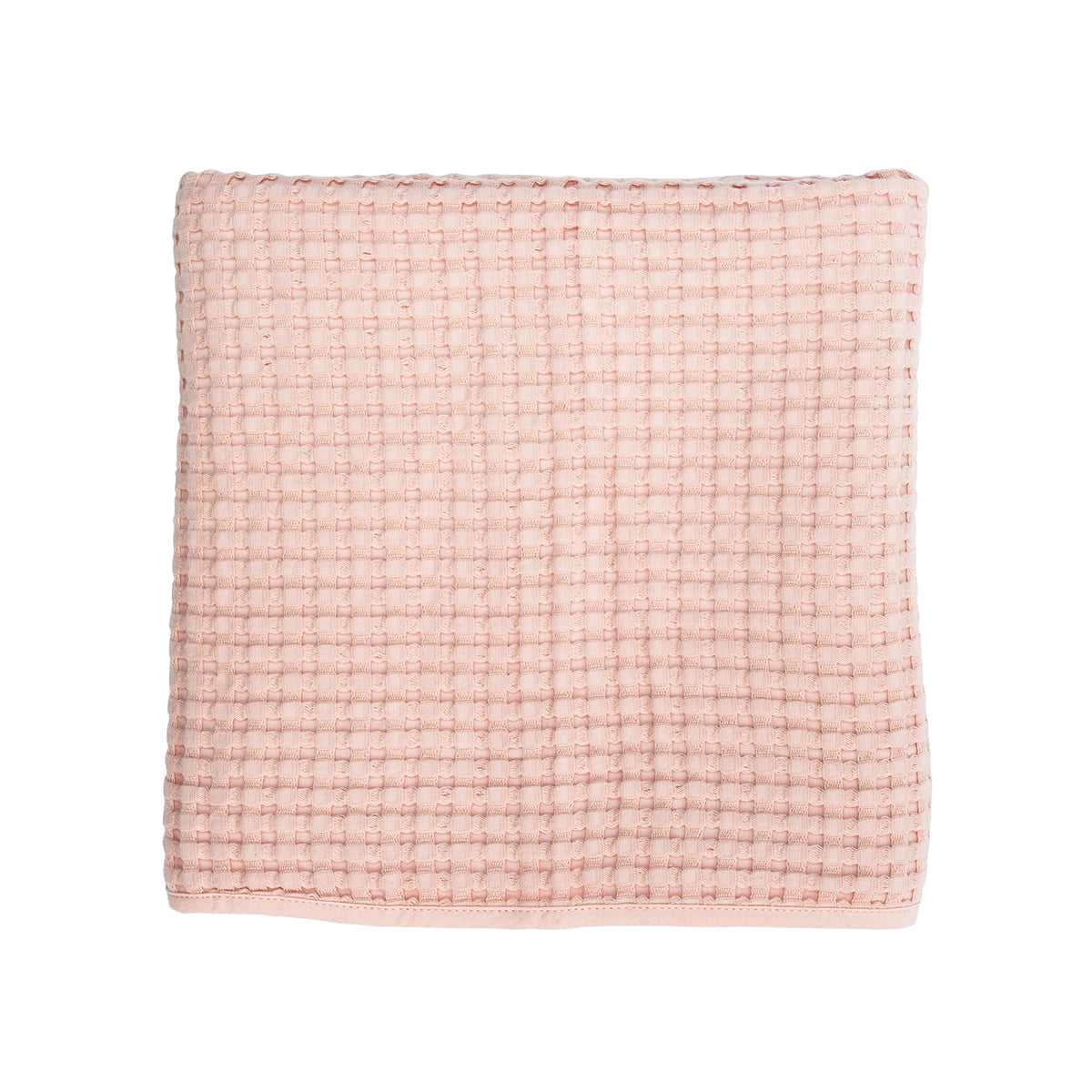 Lulujo -  Waffle Blanket - Ballet Slipper