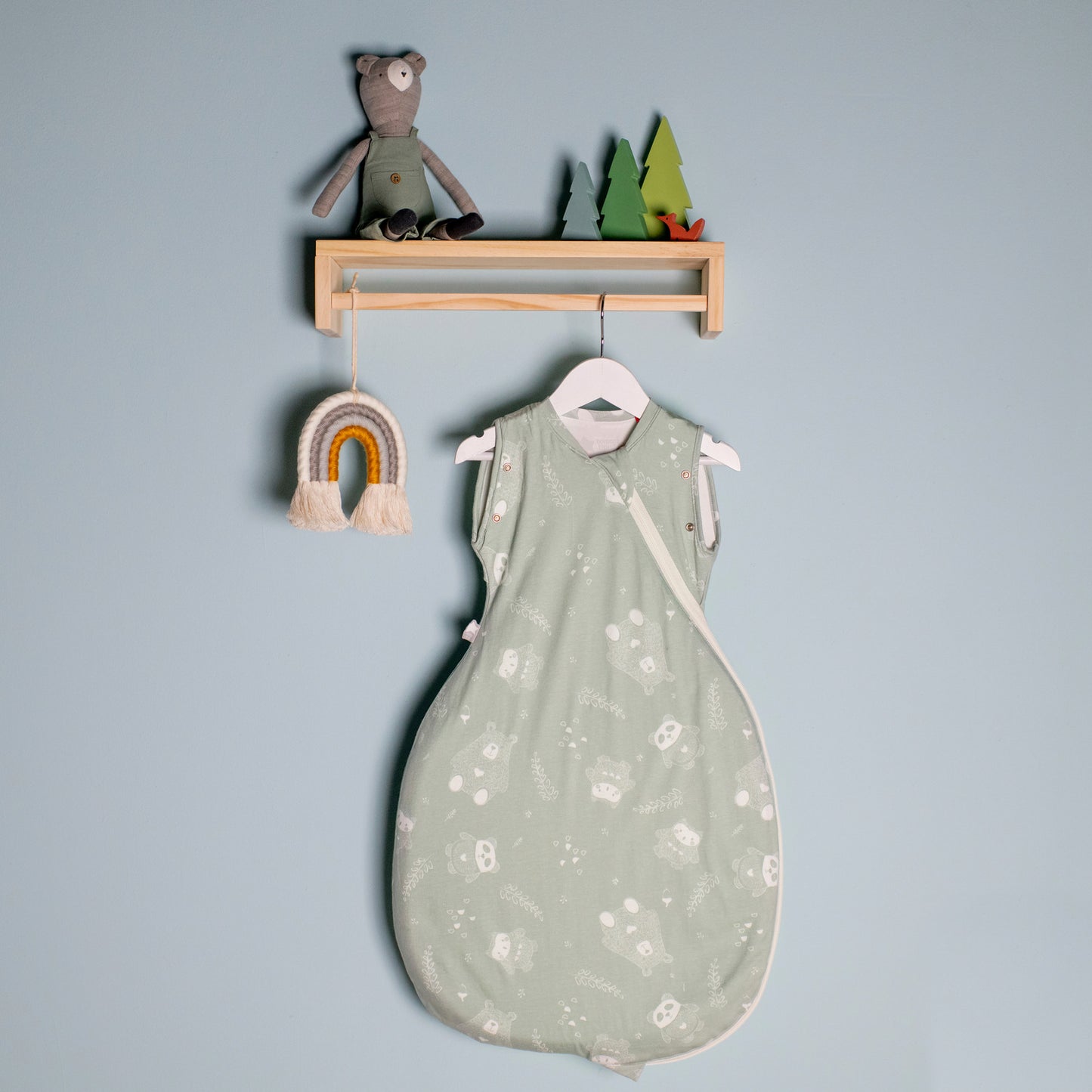 Tommee Tippee - Organic All Year Grobag Cocoon Swaddle Sleeping Bag - Woodlands 1.0 TOG