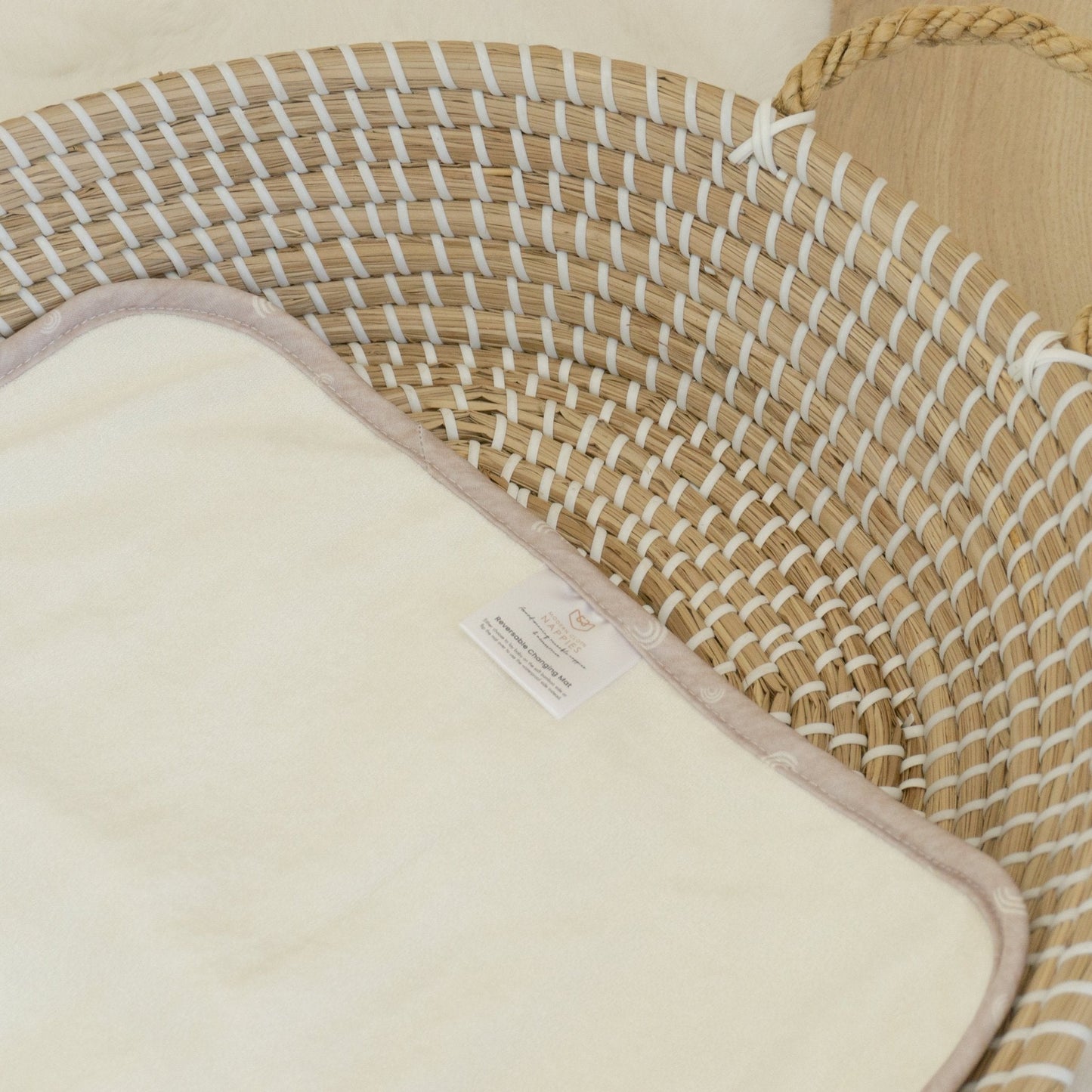 Modern Cloth Nappies - Baby Travel Changing Mats - Rainbow Oatmeal