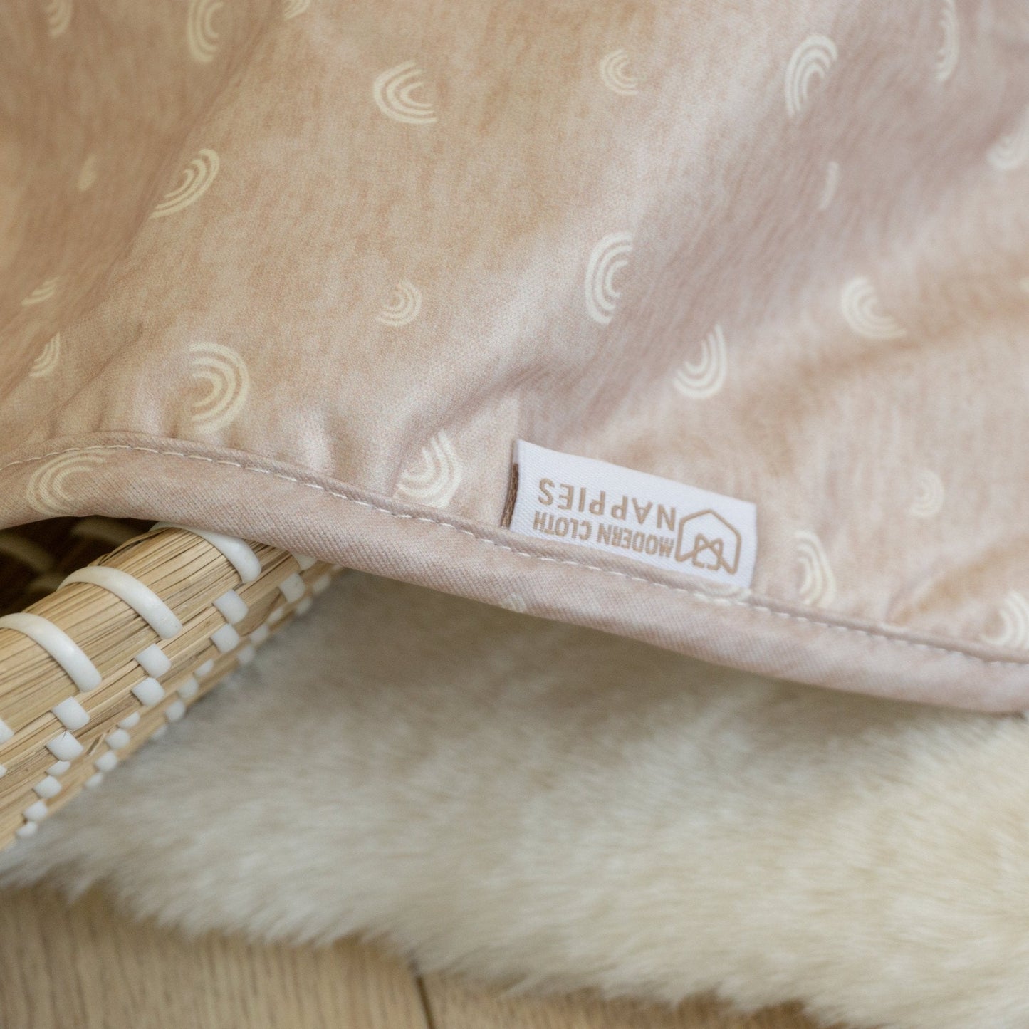 Modern Cloth Nappies - Baby Travel Changing Mats - Rainbow Oatmeal