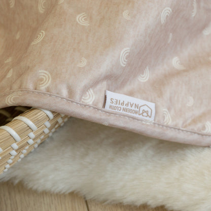 Modern Cloth Nappies - Baby Travel Changing Mats - Rainbow Oatmeal