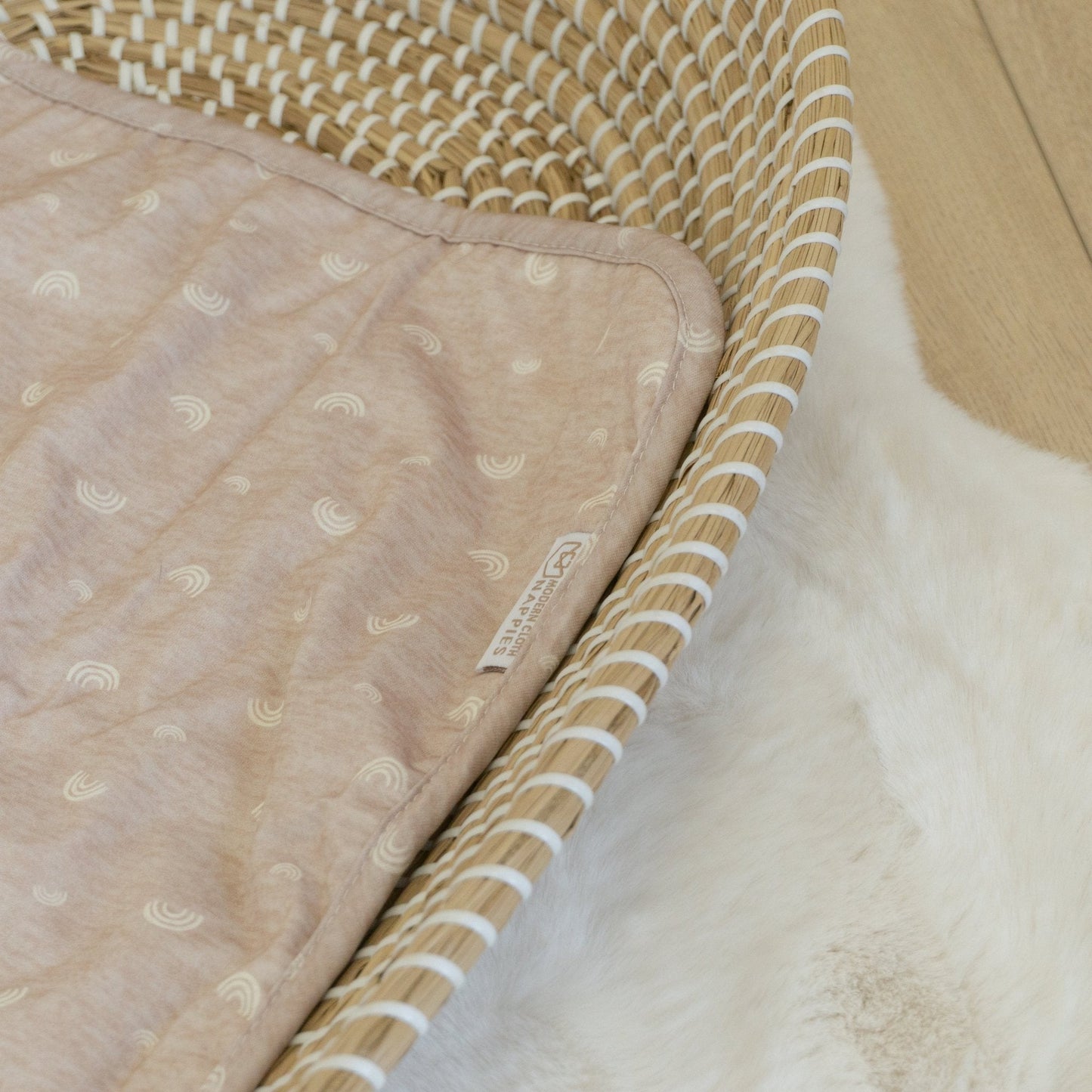 Modern Cloth Nappies - Baby Travel Changing Mats - Rainbow Oatmeal