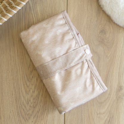 Modern Cloth Nappies - Baby Travel Changing Mats - Rainbow Oatmeal