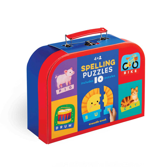 Crocodile Creek - Spelling Puzzle – 3 & 4 Letter Educational