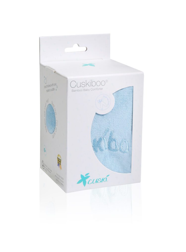 Cuski - Baby Comforter Blue-ee-Boo (Bamboo)