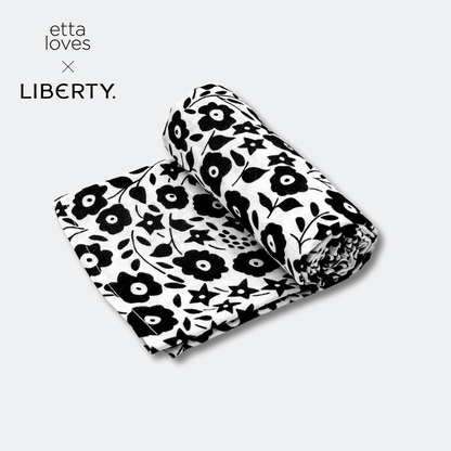 ETTA LOVES x LIBERTY – Sensory XL Muslin Swaddle - birth to 4 months