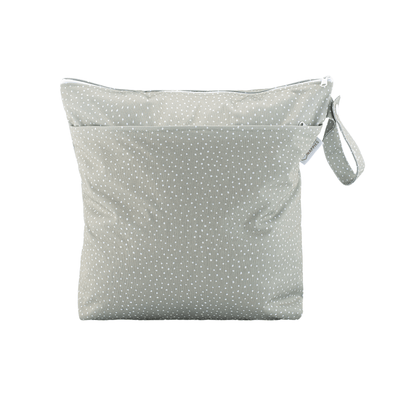 Modern Cloth Nappies - Grab & Go Nappy Wet Bags With Handle - Dottie Sage