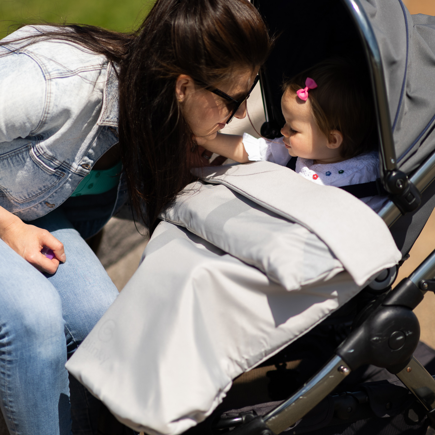 BlinkyWarm - Universal All Season Buggy Rain Cover / Footmuff - Silver