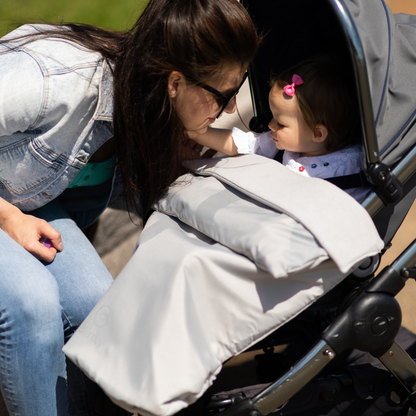 BlinkyWarm - Universal All Season Buggy Rain Cover / Footmuff - Silver