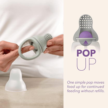 MOCHi - Pop-Up Food Feeder – Silicone Weaning Feeder for Babies