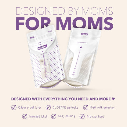 MOCHi - Breast Milk Storage Bags – Double-Layered, BPA-Free