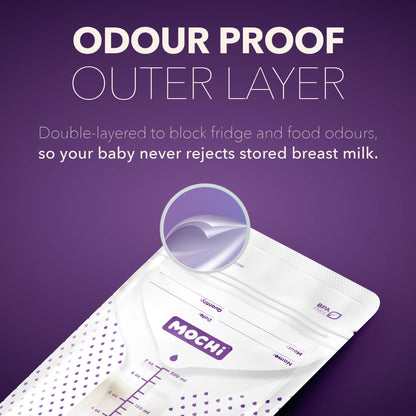 MOCHi - Breast Milk Storage Bags – Double-Layered, BPA-Free