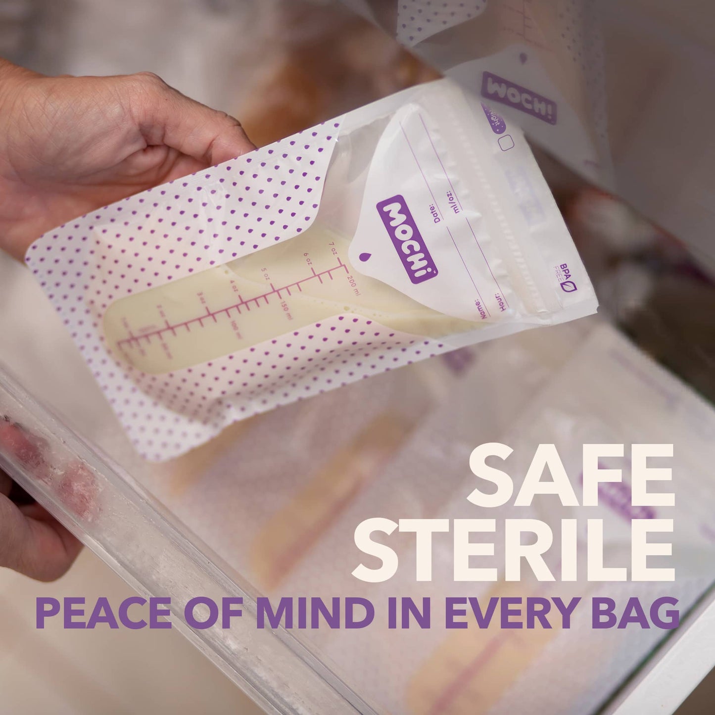 MOCHi - Breast Milk Storage Bags – Double-Layered, BPA-Free