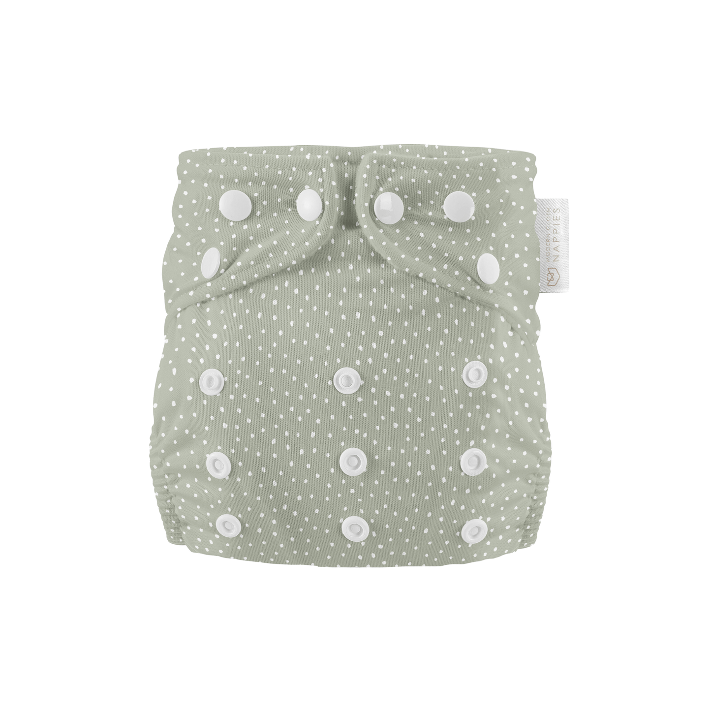 Modern Cloth Nappies - Newborn Reusable Cloth Nappy - Dottie Sage