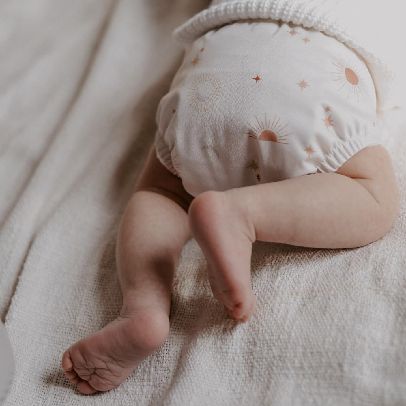 Modern Cloth Nappies - Newborn Reusable Cloth Nappy - Rainbow Oatmeal