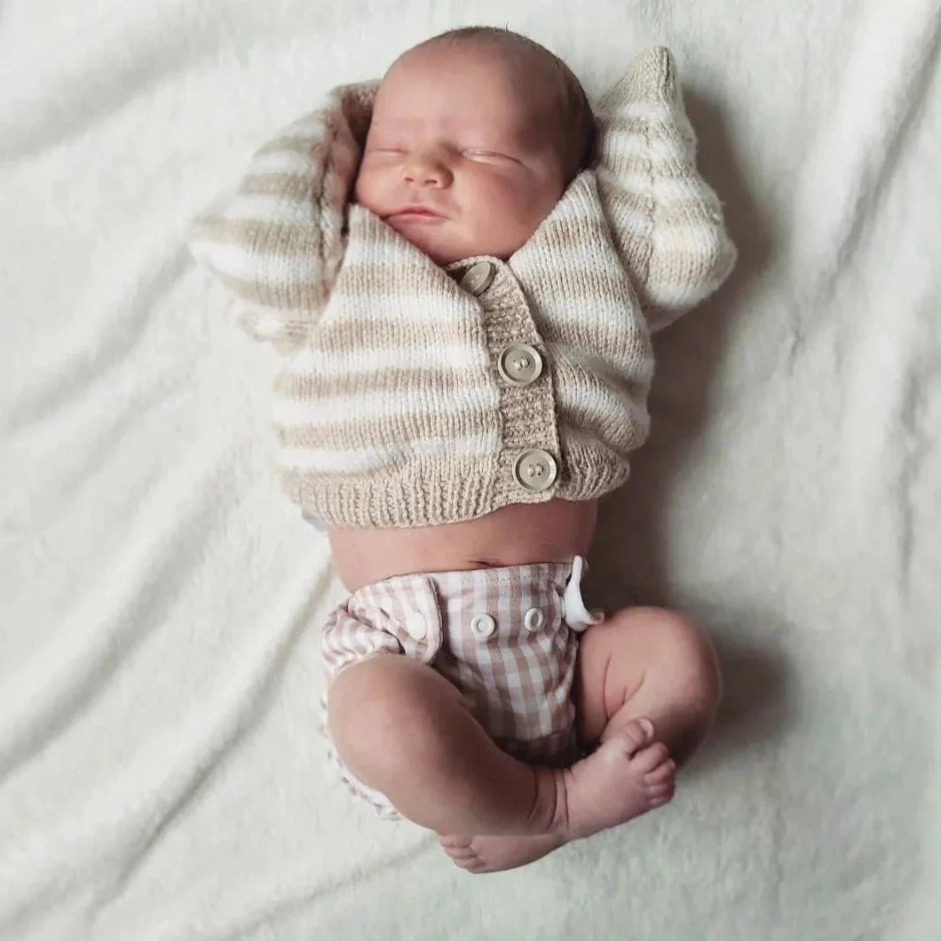 Modern Cloth Nappies - Newborn Reusable Cloth Nappy - Dottie Sage