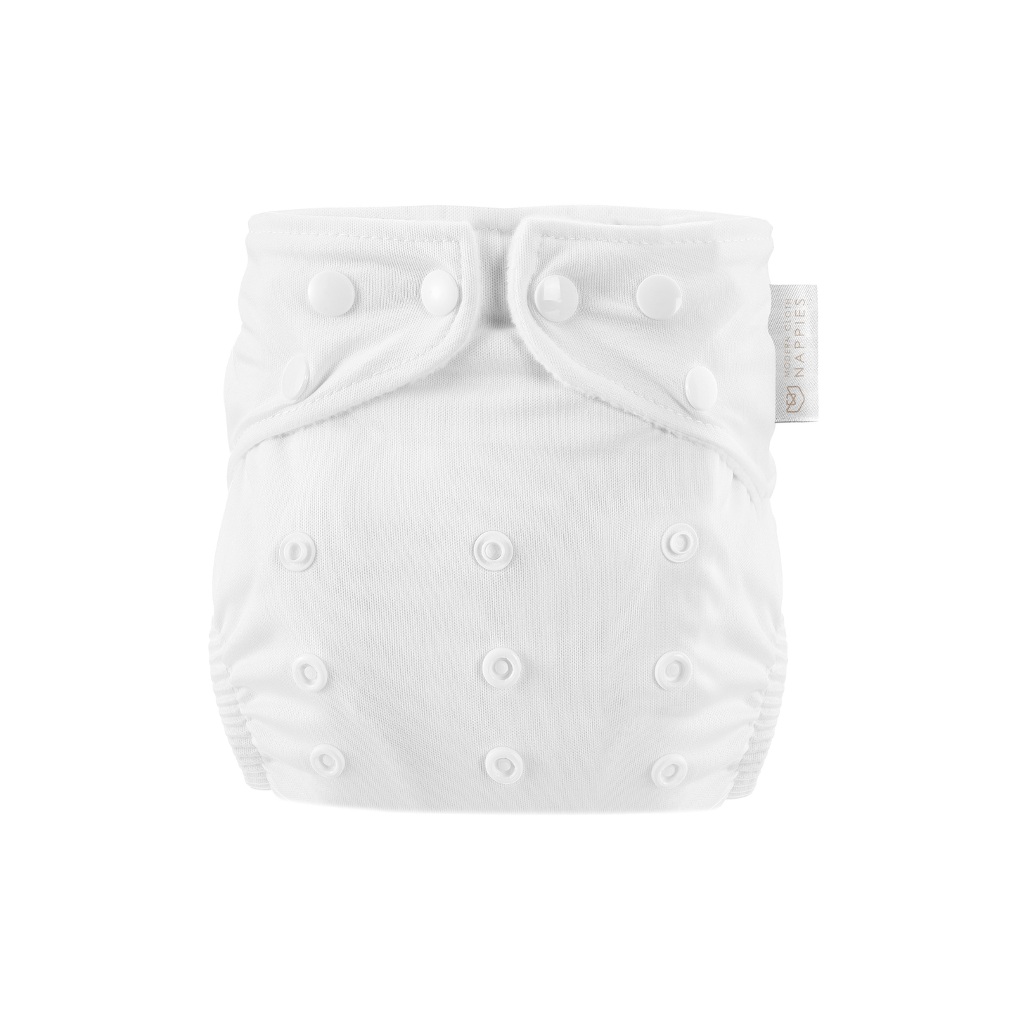 Modern Cloth Nappies - Newborn Reusable Cloth Nappy - White