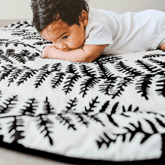 PLANT PRINT REVERSIBLE PLAYMAT - birth to 12 months