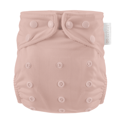 Modern Cloth Nappies - One Size All-In-One Reusable Cloth Nappy - Dusty Rose