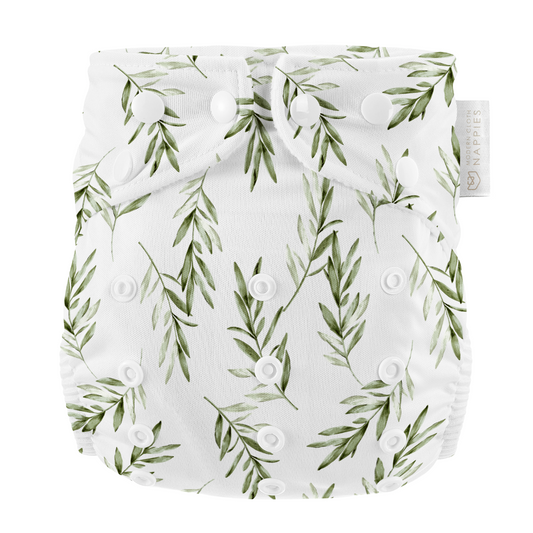 Modern Cloth Nappies - One Size All-In-One Reusable Cloth Nappy - Eden