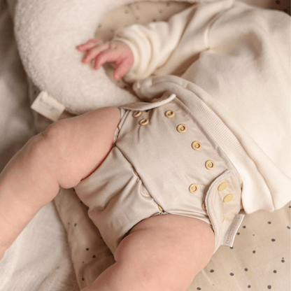 Modern Cloth Nappies - One Size All-In-One Reusable Cloth Nappy - Soft Sand