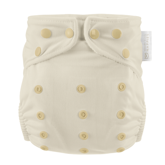 Modern Cloth Nappies - One Size All-In-One Reusable Cloth Nappy - Soft Sand
