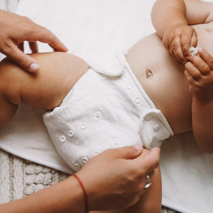 Modern Cloth Nappies - One Size Organic Bamboo Bedtime Pearl Reusable Cloth Nappy