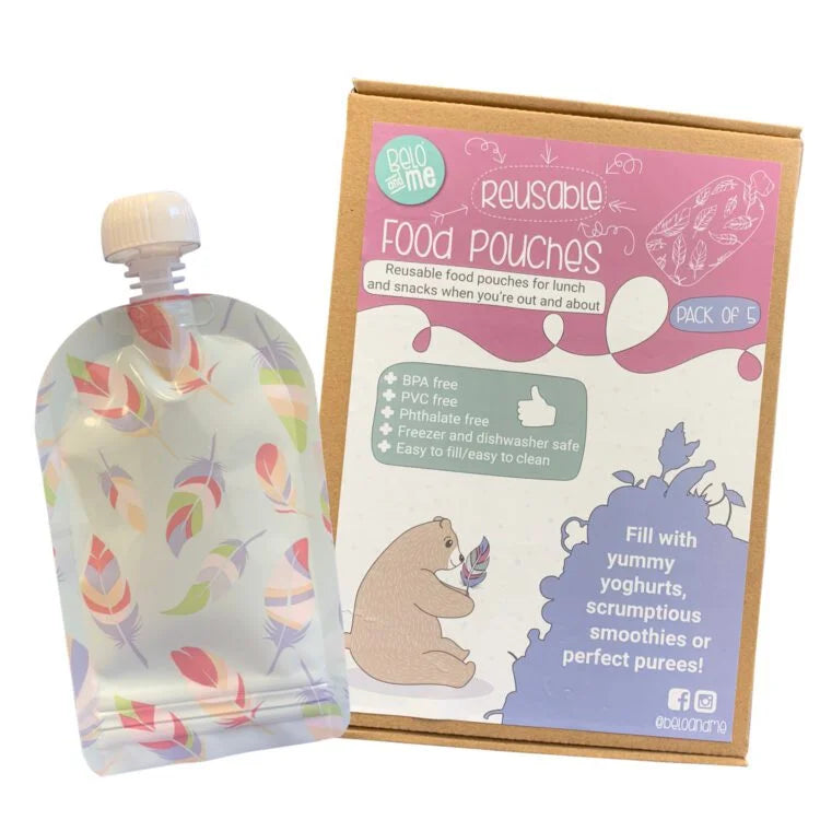 Belo And Me - Reusable Food Pouches (Pack Of 5)