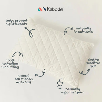 Kabode - Organic Cotton & Wool Standard Pillow